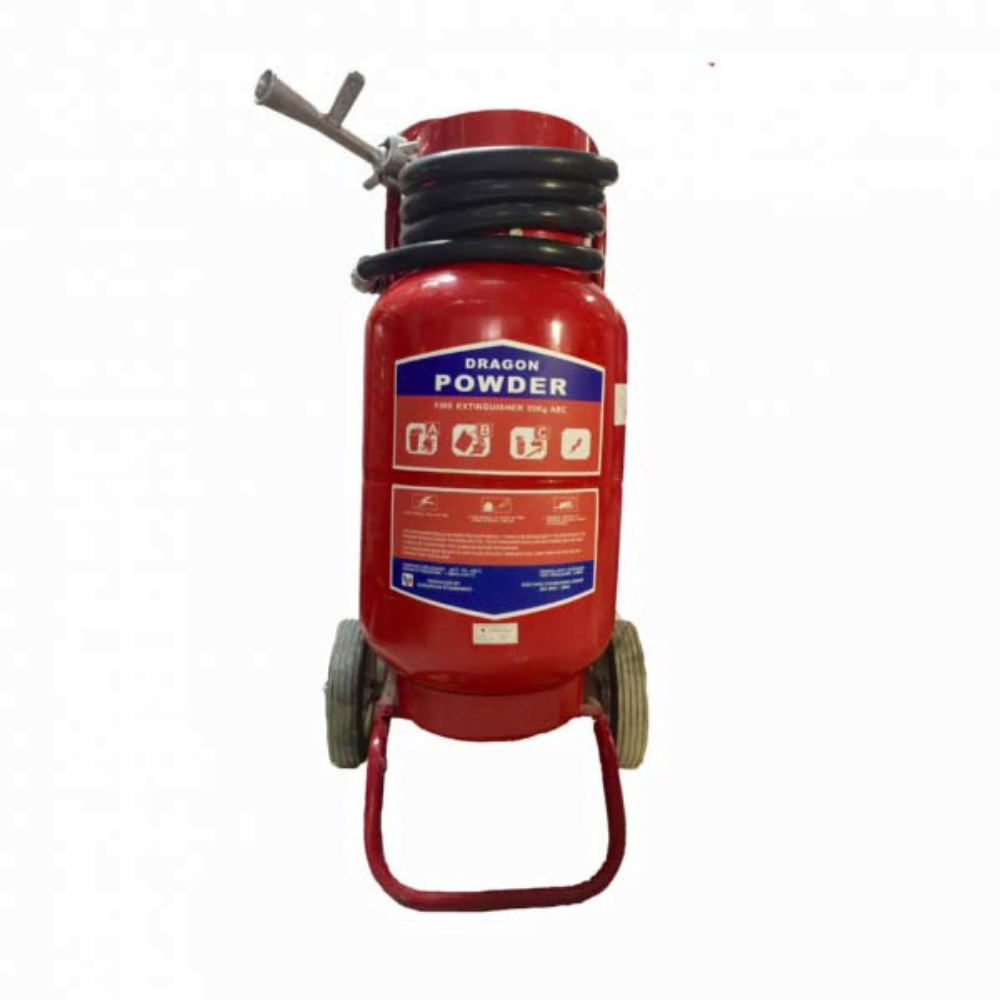 Bình chữa cháy xe đẩy bột ABC 35Kg Dragon Powder MFTZL35