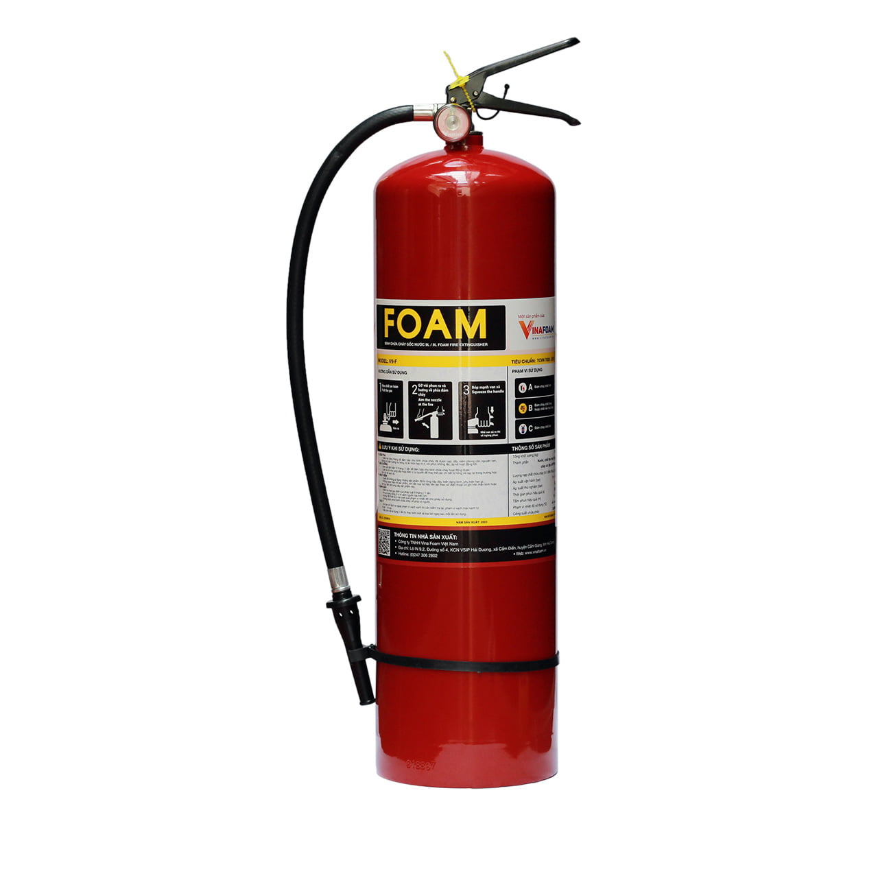 Những ưu điểm của bình chữa cháy bọt Foam 7 Bình chữa cháy bọt Foam