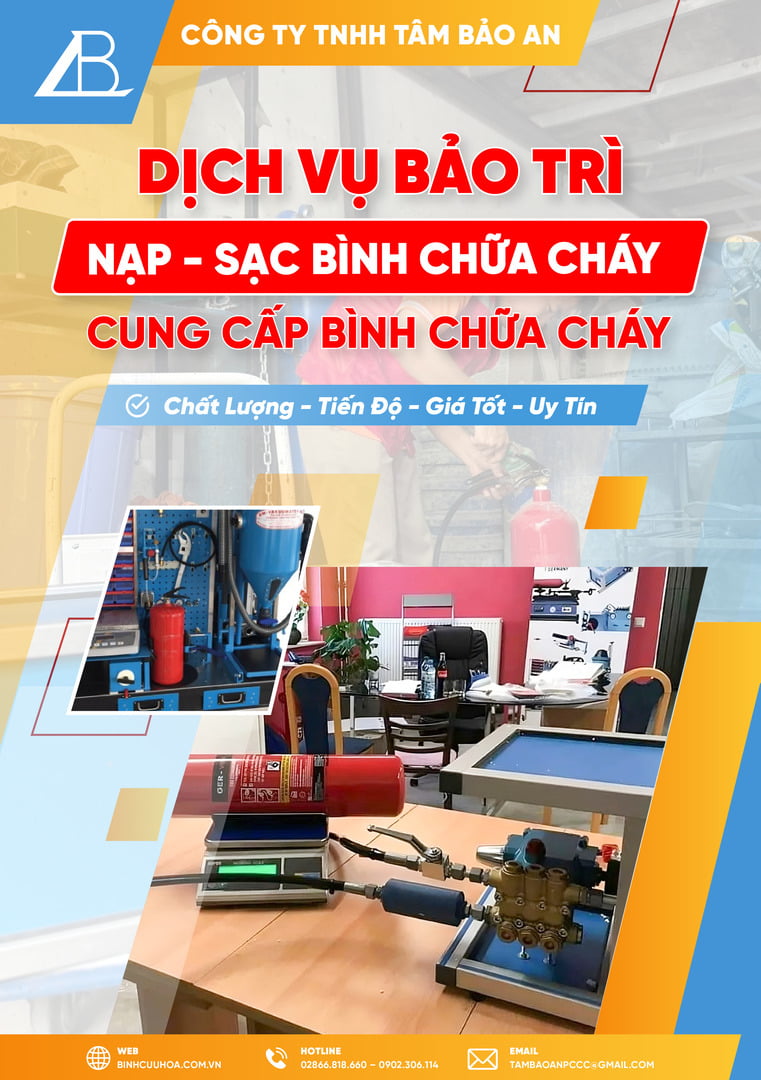 Cách kiểm tra bình chữa cháy có còn dùng được hay không? 11 Kiểm tra bình chữa cháy